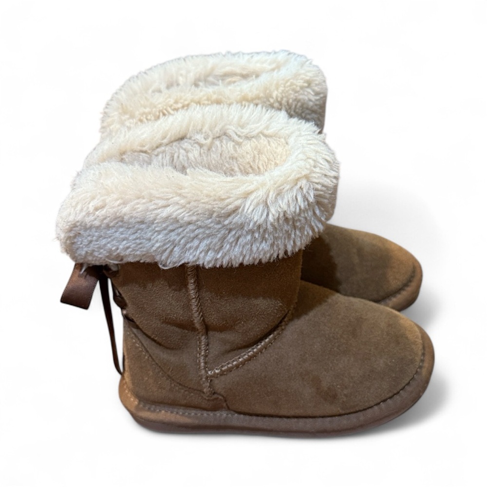 ☀️ Lamo | Faux Fur Winter Boots with Bow Detail